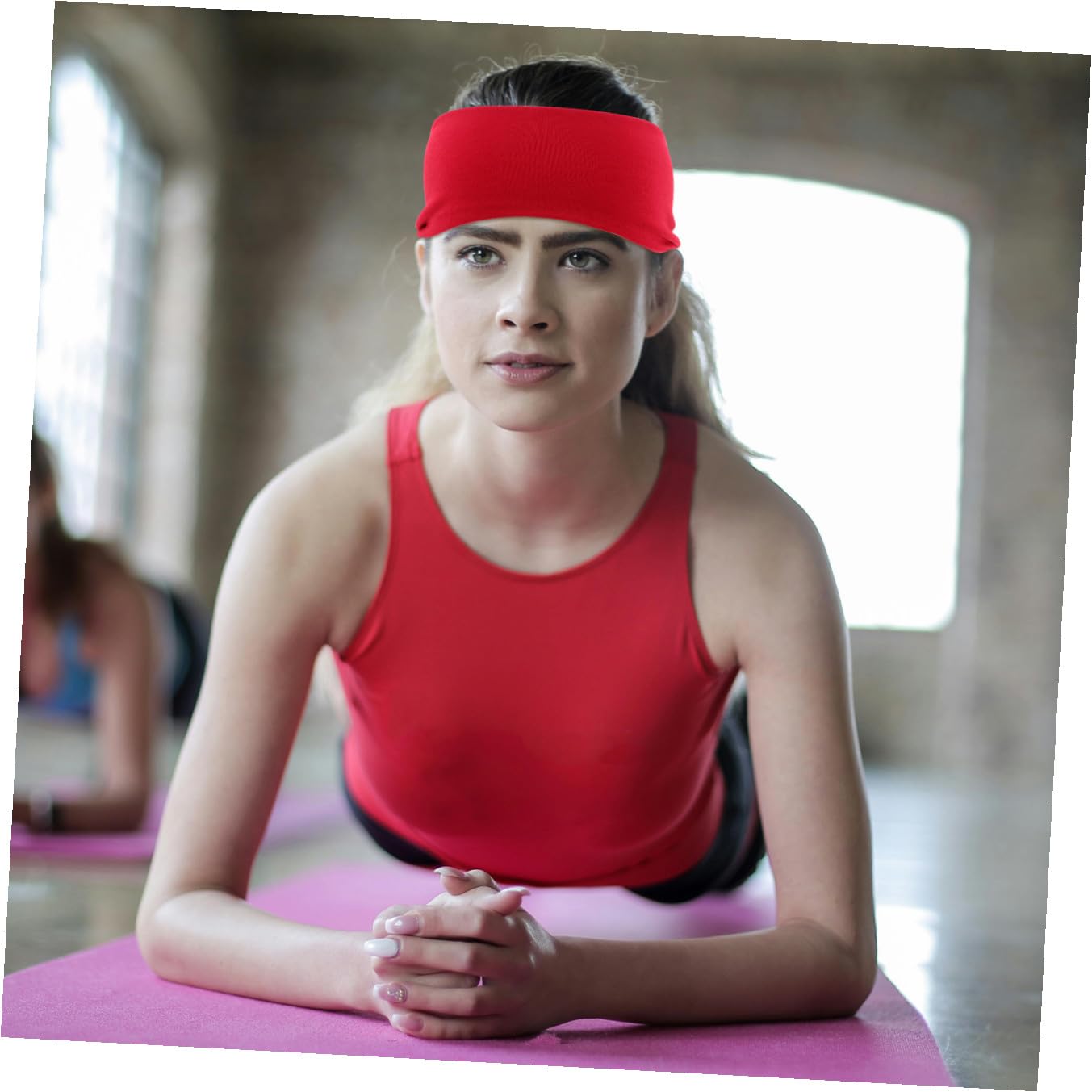 Ipetboom Fascia da Yoga Traspirante 10pezzi Fasce per Allenamento Sportivo Antiscivolo Donna Uomo Fitness
