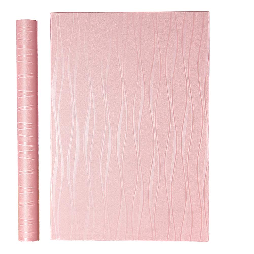Bai You Mei Tapete Selbstklebende in Rosa 9 * 0.6M Wandbelag Wandaufkleber Rolle Dekorfolie Möbelfolie Verdickte Tapeten