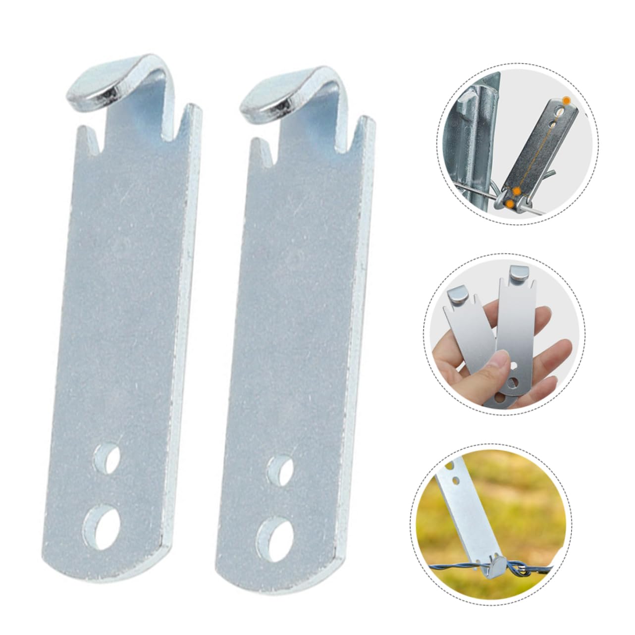 SUPVOX 10pièces Tendeur De Câble Acier Ridoir Heavy Duty pour Câble Et Système De Tension De Corde Outil De Serrage pour Installation De Fil Acier Et Clôtures Et