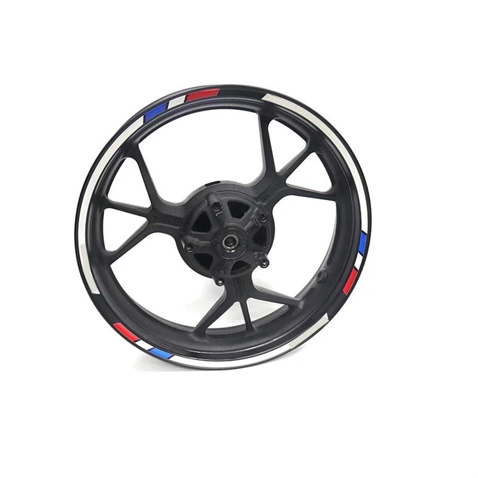 Stickers Motorcycle Accessories Wheel Stickers Reflective Rim Motorbike Waterproof Decals for Yamaha YZFR125 YZF R125(Style 19)
