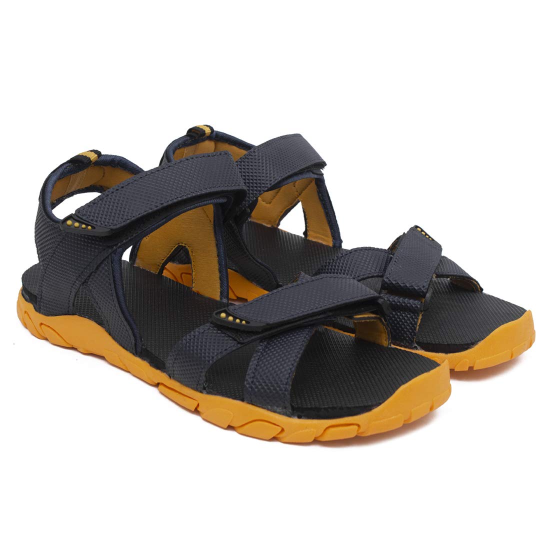 ASIAN Bold-03 Navy Yellow Running Sandal,Walking Sandal,Floaters,Training Sandal,Sports Sandal For Men UK-8 (B07NCH64G7) Amazon Price History, Amazon Price Tracker