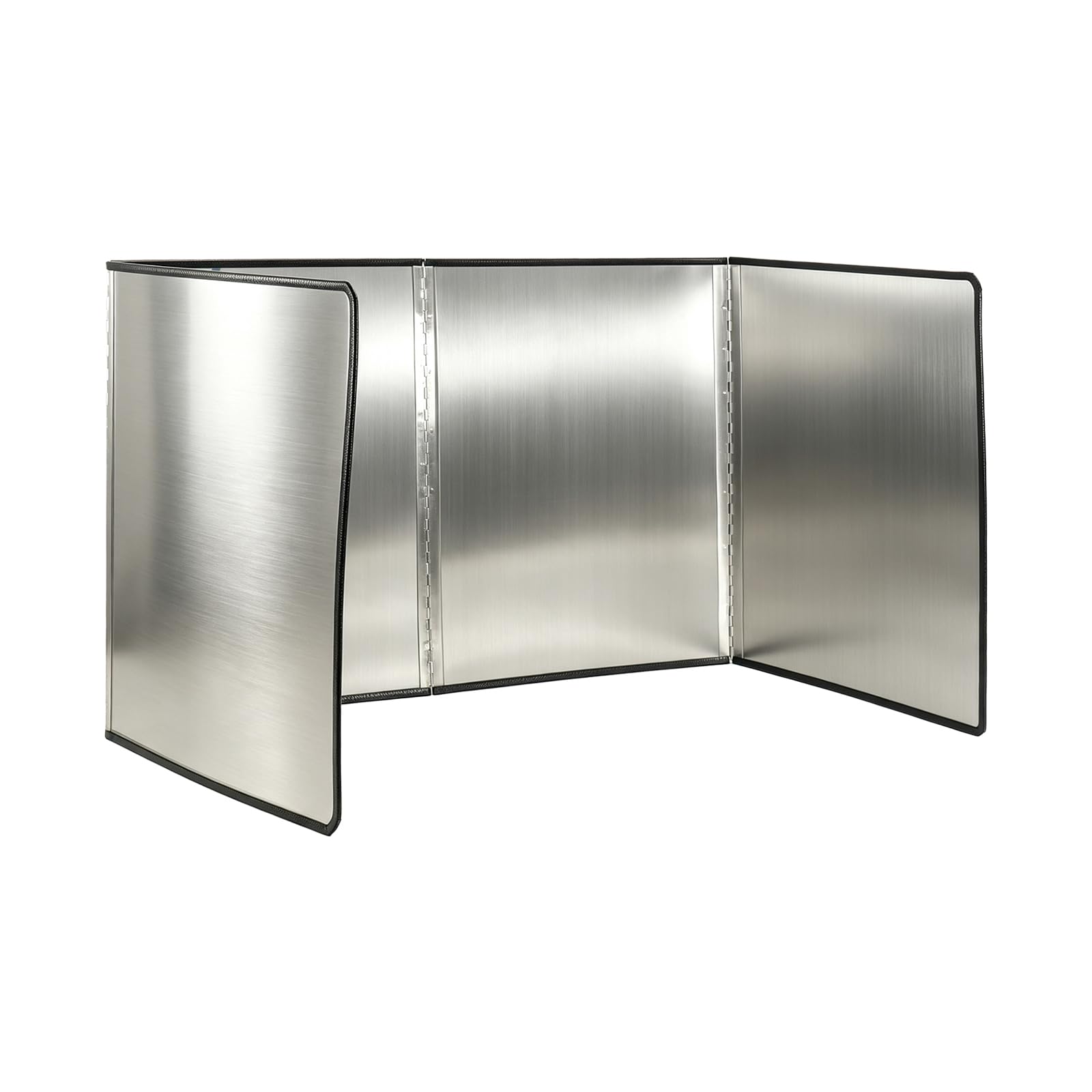 Protector contra Salpicaduras de Cocina, Panel De Protección contra Salpicaduras Plegable De Acero Inoxidable para Cocinas a Gas y Sartén(45 * 80 * 50cm)