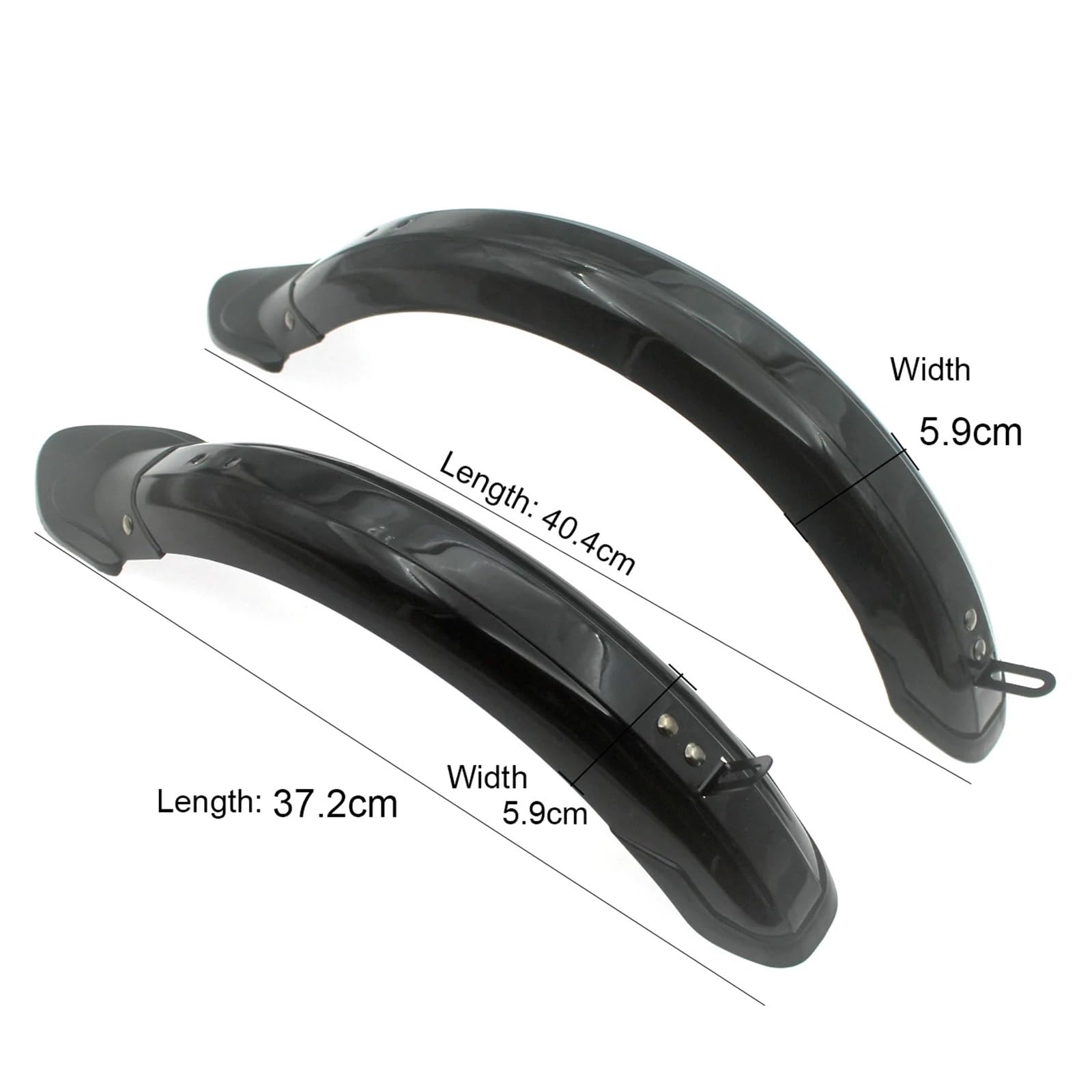 Garde Boue de Vélo Garde-Boue de vélo Pliable 14 Pouces for électrique, Support en Alliage d'aluminium, Garde-Boue polypropylène, abri Contre la Pluie, Tout Compris