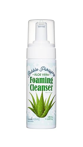 Look At Me - Jabón facial de carbón (5.1 fl oz5.07 onzas), lavado facial natural para mujeres y hombres, lavado facial hidratante orgánico para todo