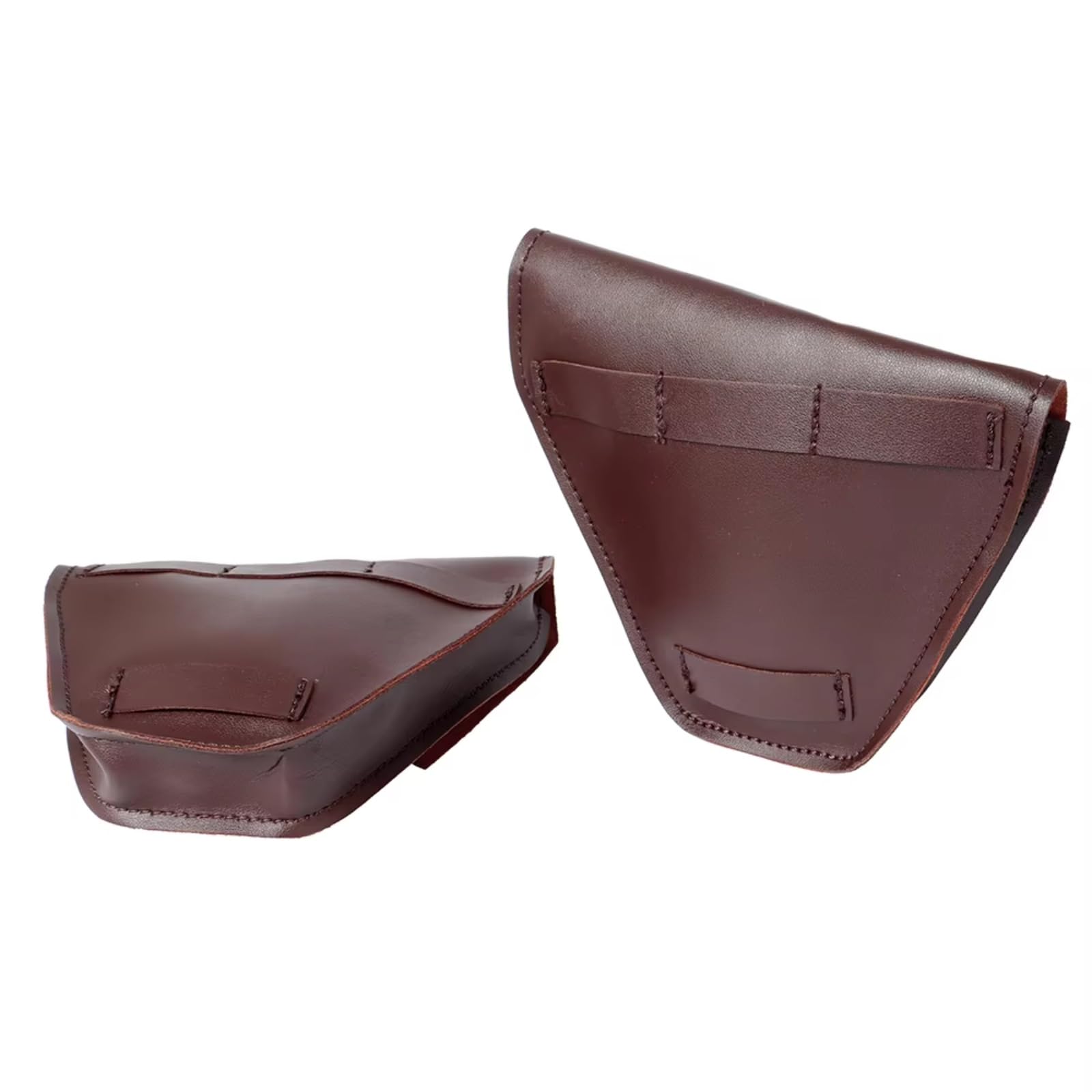Borsa sella moto Borsa Per Attrezzi Universale Per Moto Borsa Laterale Impermeabile Finta Sissybar Laterale Confezione Di Accessori Per La Modifica Della Sostituzione | Pair brown