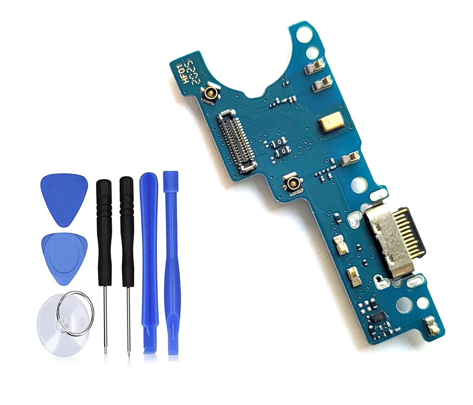 Eaglewireless Charger Dock Charging Port Flex Cable Connector Replacement for Samsung Galaxy A11 A115U 2020 6.4Inch (USA Version)+Toolkit