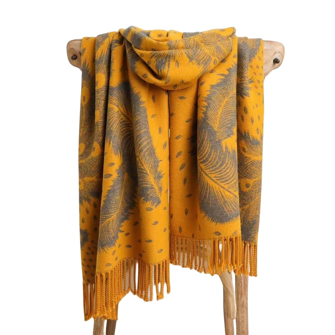 Zonto Schal Damenschal Herbst Und Winter Mode Verdickte Vielseitige Frauenschal-N-70X200 cm
