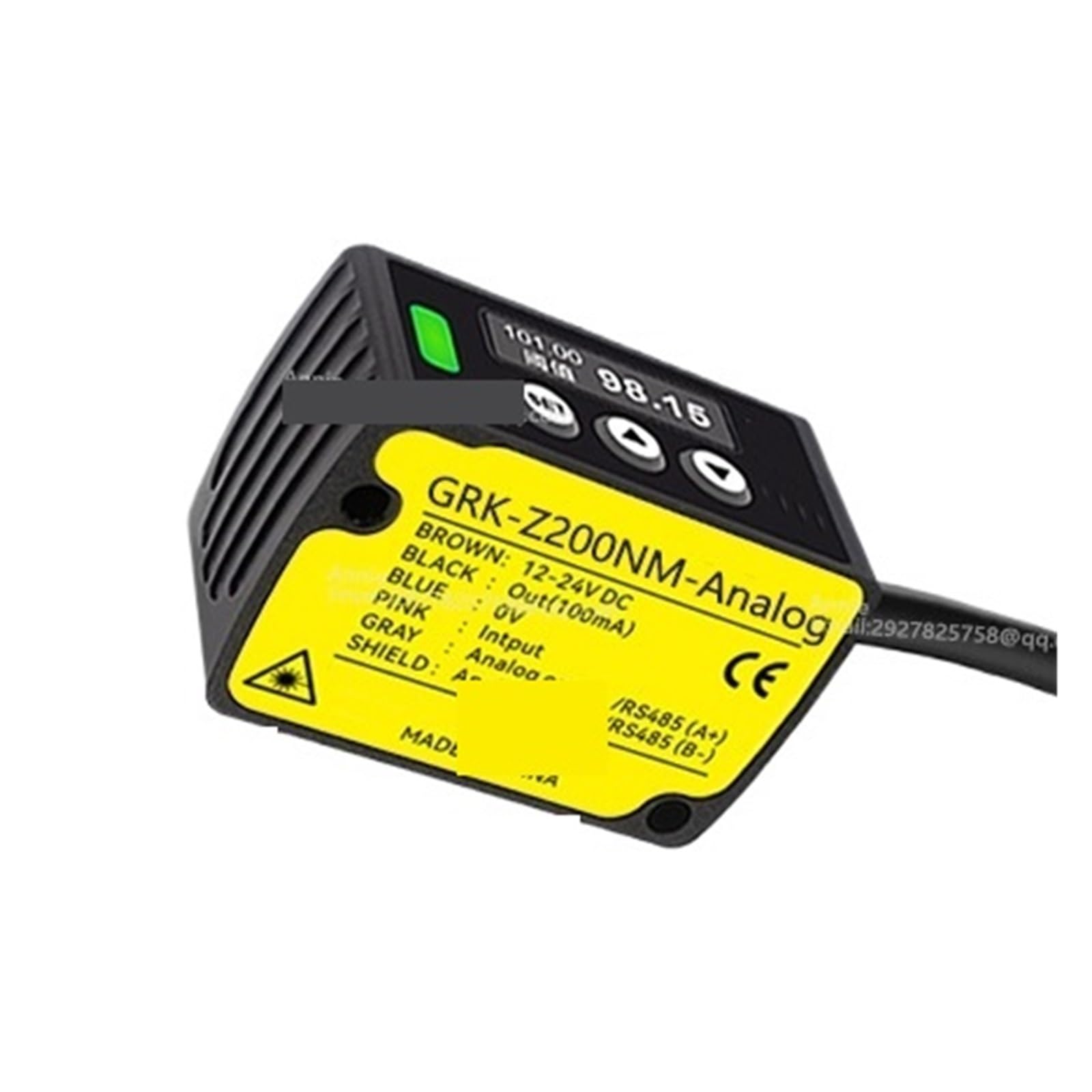 Capteur de mesure épaisseur 200mm analogique NPN PNP commutateur déplacement
