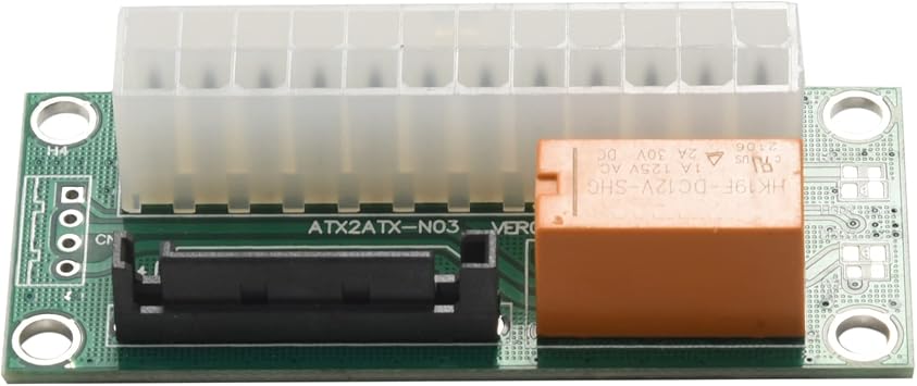 Power Board Dual PSU Multiple Power Supply Adapter Add2Psu with Sata ATX 24Pin to 4Pin Connector for, 500030583