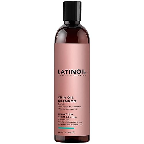 Chia Repair Shampoo sin sulfatos Producto natural para cabello rizado texturizado aceitoso, seco, de color, rubio, gris y rojo, para espesar el