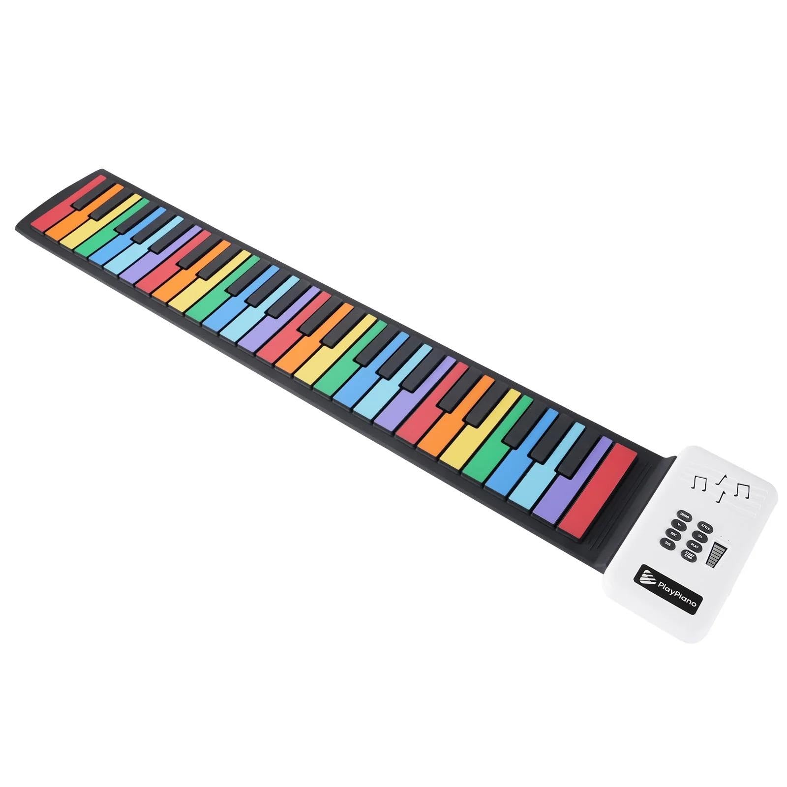Elektroniczny Instrument Fortepianowy 49 Klawiszowa Cyfrowa Przenośna Klawiatura Pianina Elektronicznego Z Wbudowanym Głośnikiem Dla Początkujących