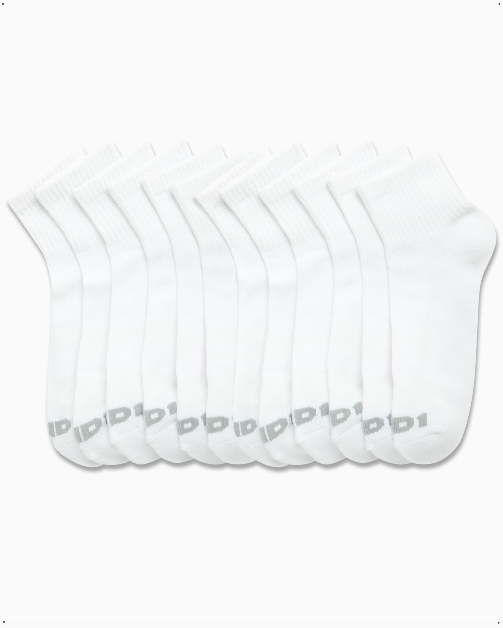 AND1 Calcetines de compresión para hombre con forma de arco atlético (12 unidades)