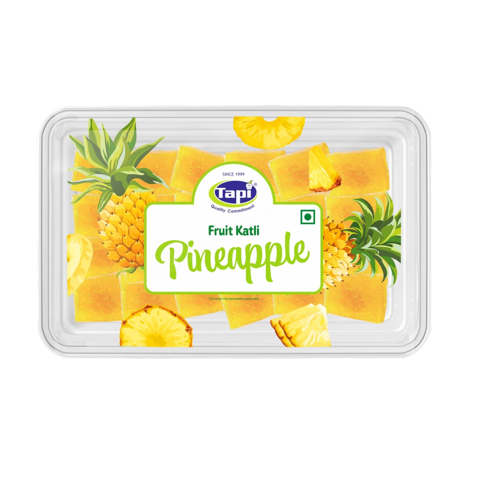 Tapi Pineapple Fruit Katli |Pack of 2| 250gms/pack |