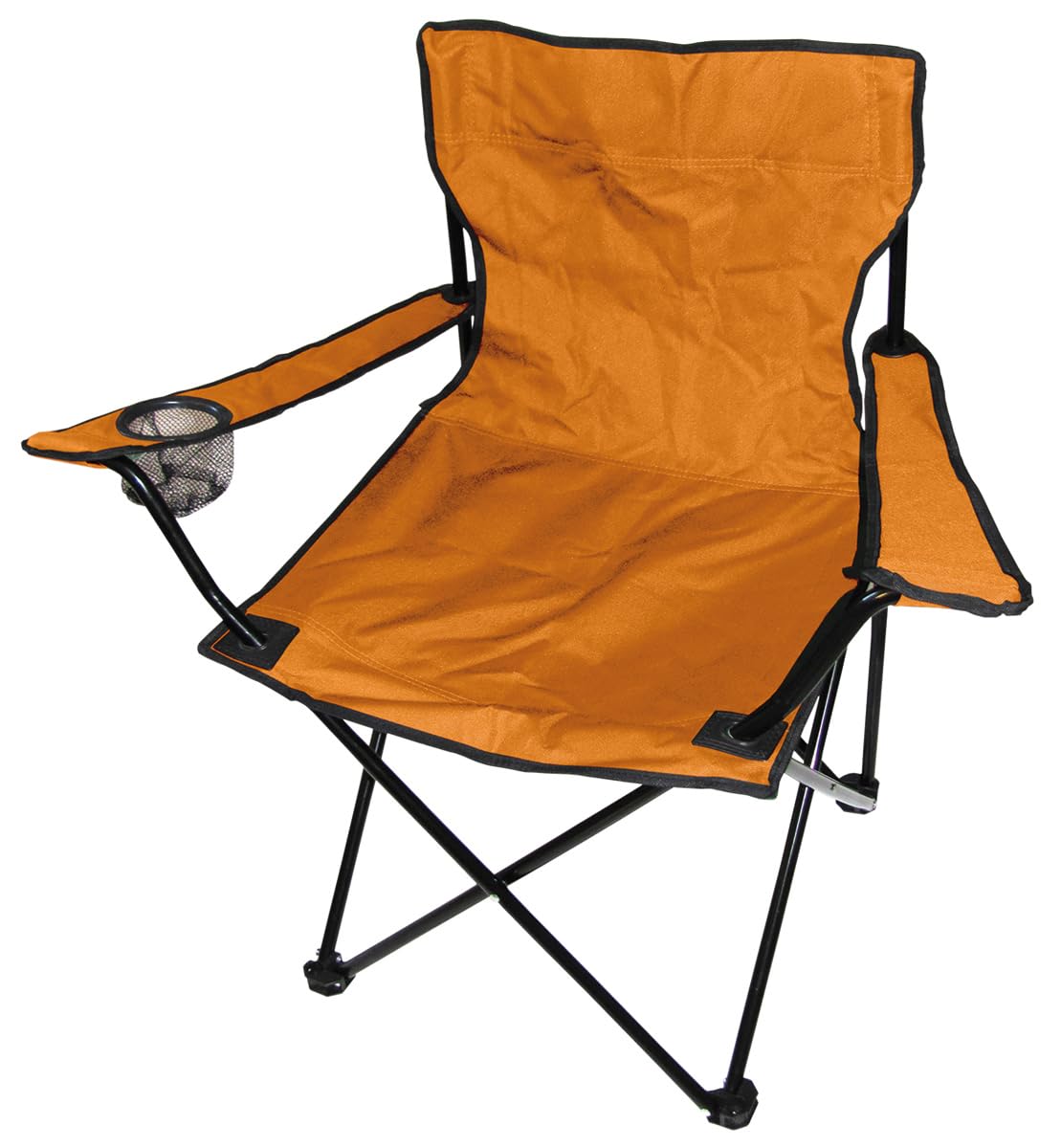 Mojawo 5tlg. Campingmöbel Set Alu 70x50x59cm 1x Campingtisch mit Tragegriff + 4 Anglerstühle, Faltstühle Campingstühle orange