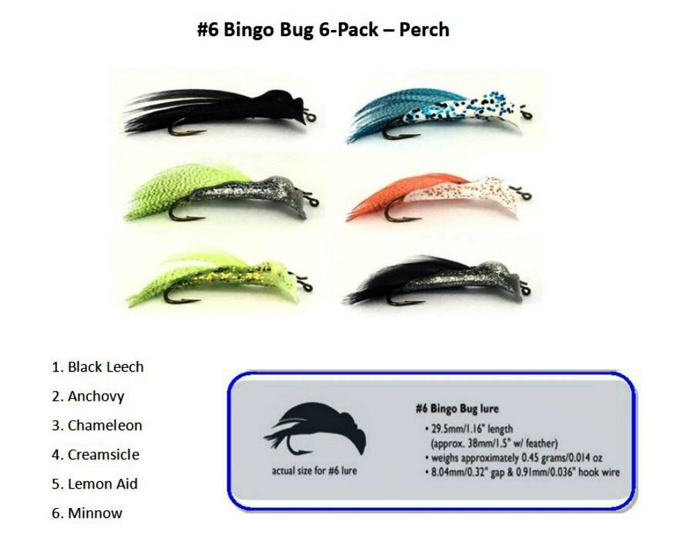 bingo fish hook Bug | 2-Pack purpose lures can be used as a fly or a lure Bingo Bug - Shrimp