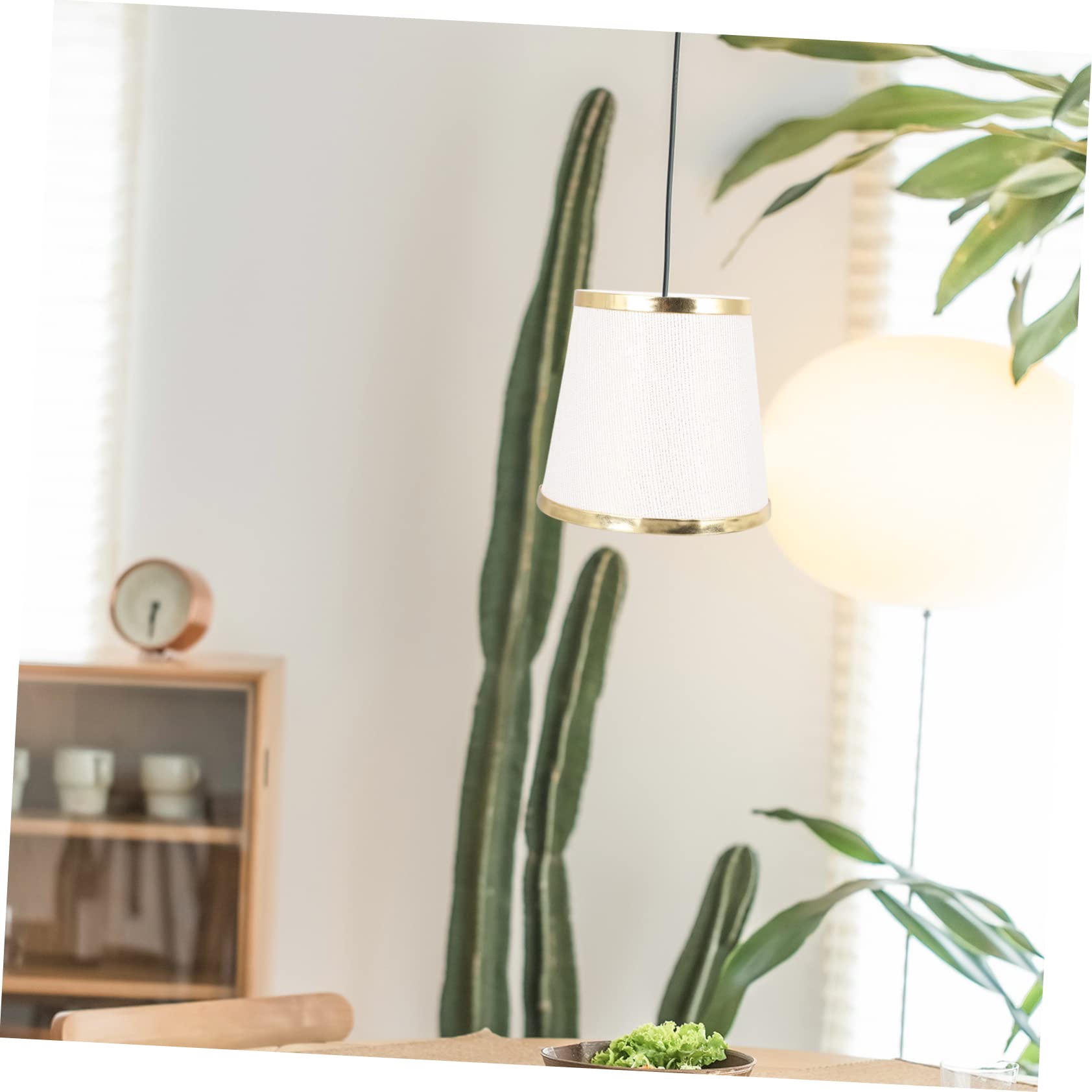 KICHOUSE High Grade Fabric Lampshade Decorative Light Cover Easy Install Ceiling Light Cover