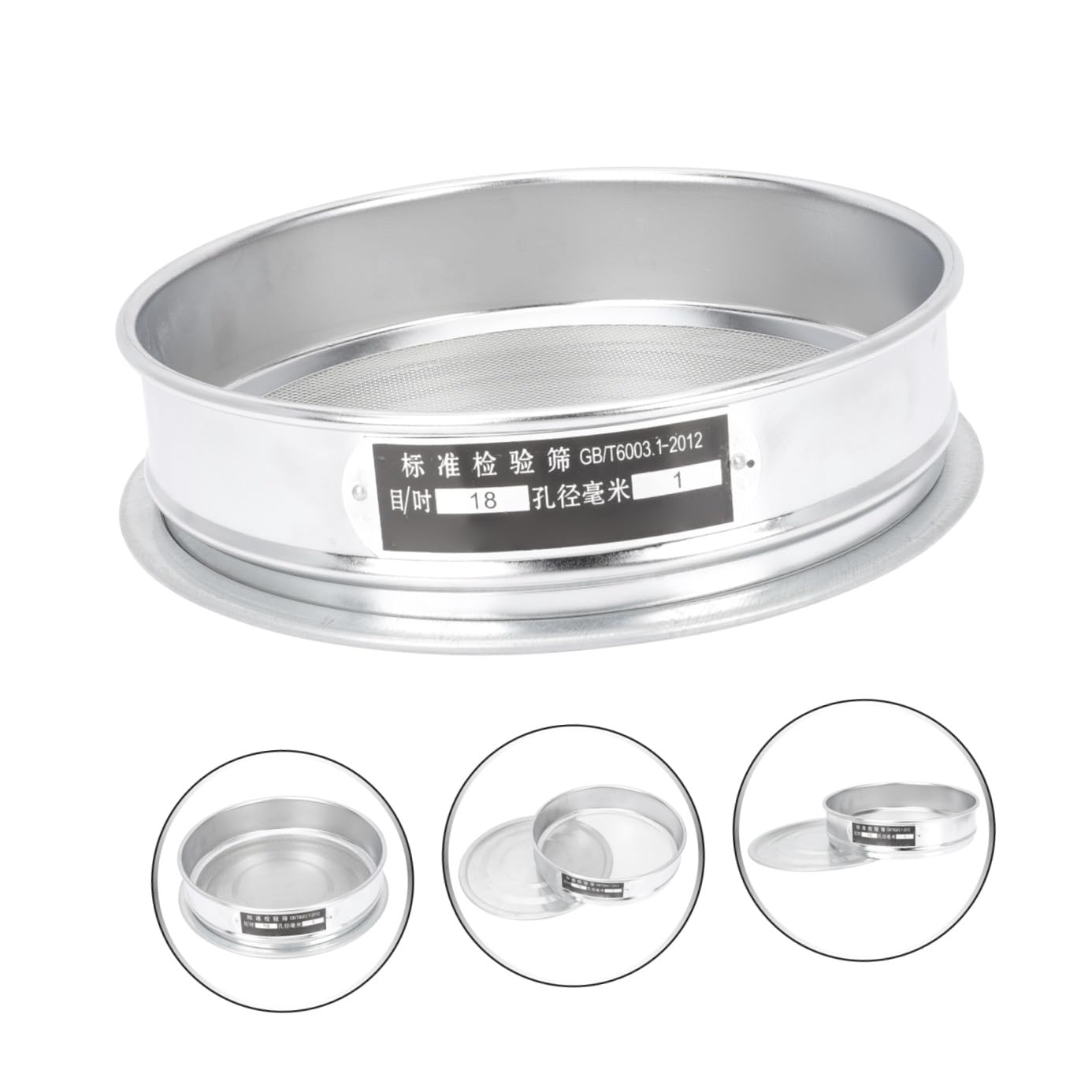 Yardwe Kit de Plate- Forme Germe en Acier Inoxydable Rond Sprouter Sprouter Plateau de Démarrage de Semis Mini Plante Plateau de Germination de La Plante pour Germes de Haricots