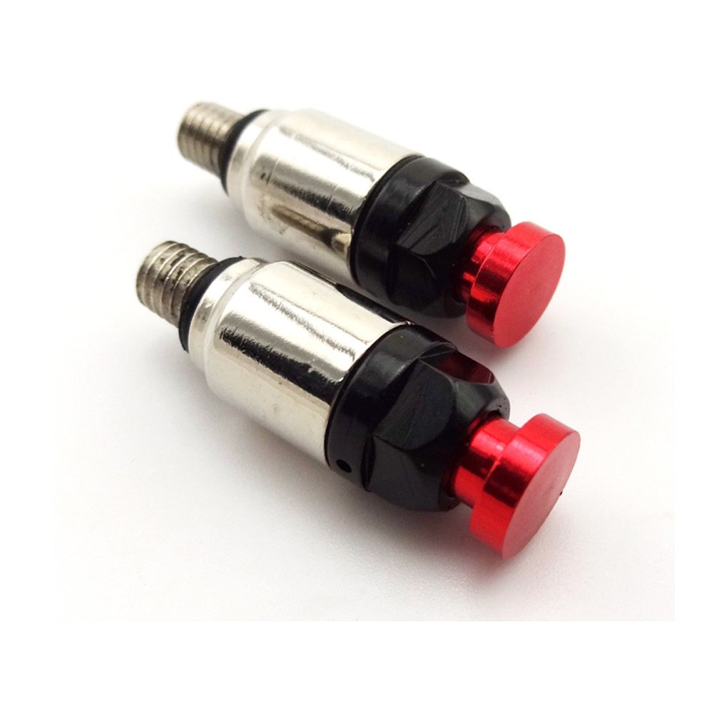 M5 x 0.8 - Válvulas de purga de aire para CR 80 85 125 250 500 CRF 150R 250R 450R 450X Motocicleta Motocross Dirt Pit Bike