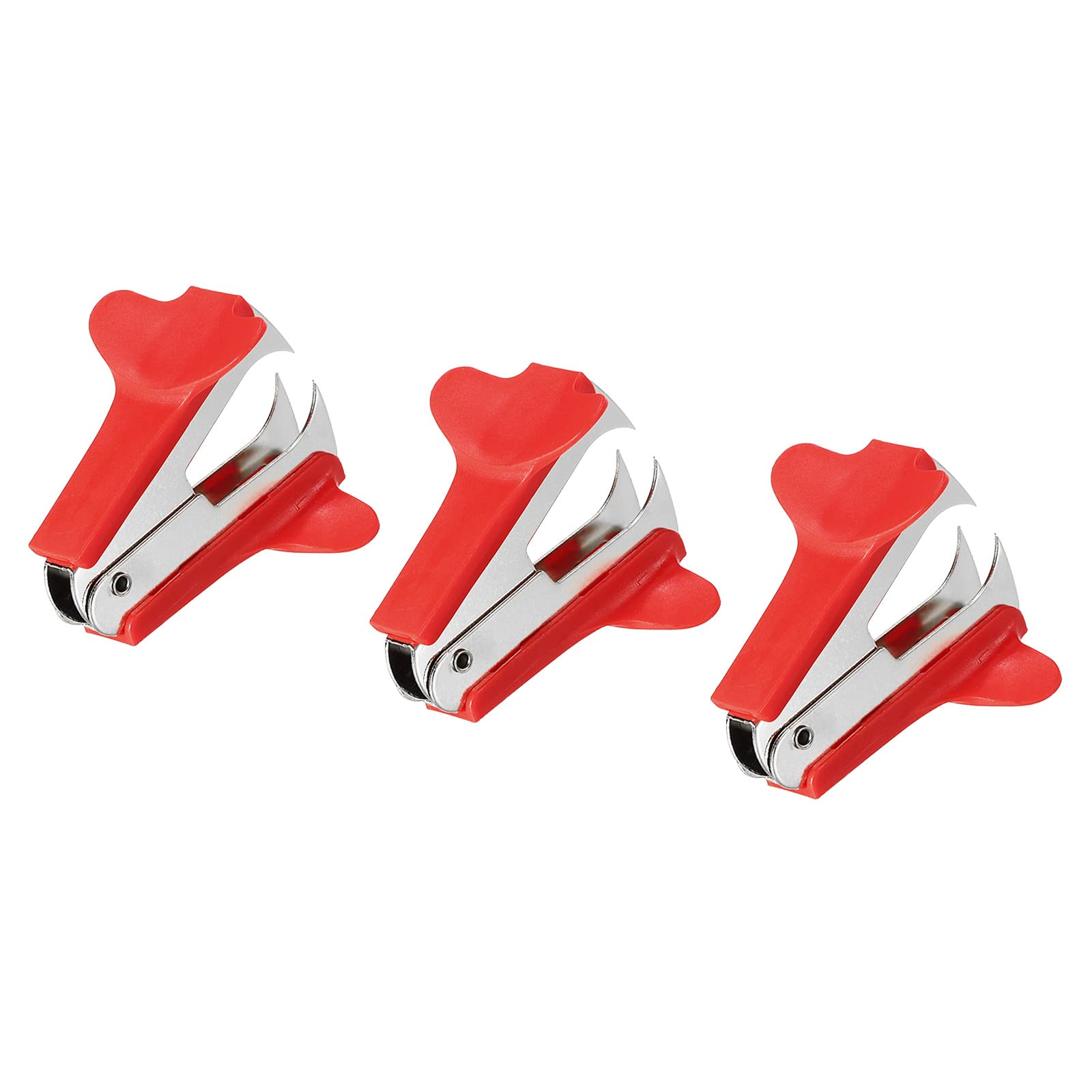 YOKIVE 3 Pcs Staple Remover, Mini Puller Steel Jaw, Black