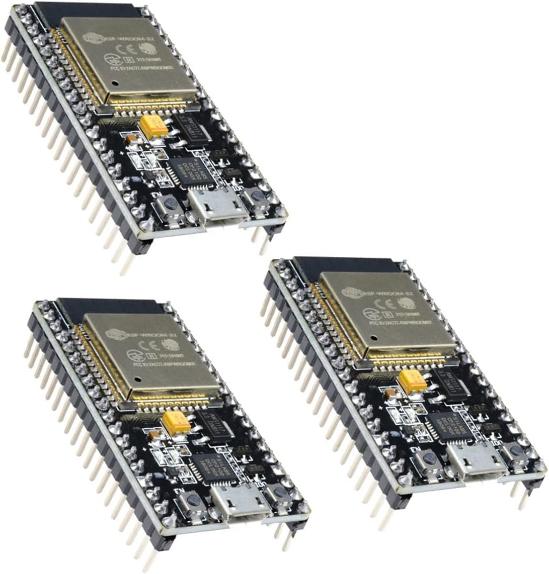 3 Pcs ESP32 ESP32S Board ESP-WROOM-32 Development Board, Aideepen ...