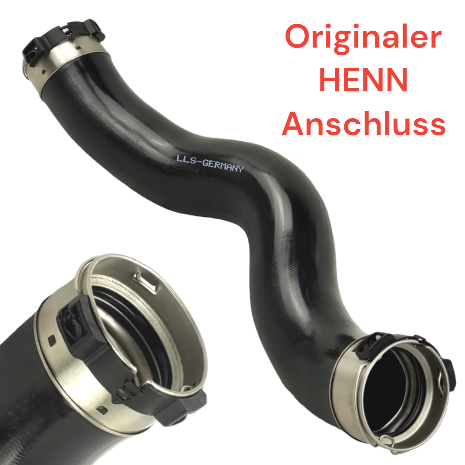 LLS-GERMANY Ladeluftschlauch kompatibel mit BMW 5er 520d 525d 2016-2023 OEM 11618572859