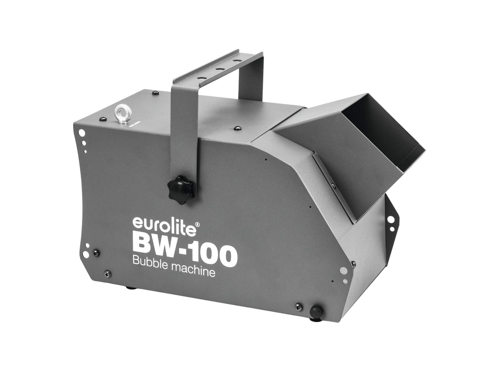 EUROLITE Set BW-100 Seifenblasenmaschine + Seifenblasenfluid 1l | Kompakte, leistungsstarke Seifenblasenmaschine mit Funkfernbedienung inklusive 1l Seifenblasenfluid
