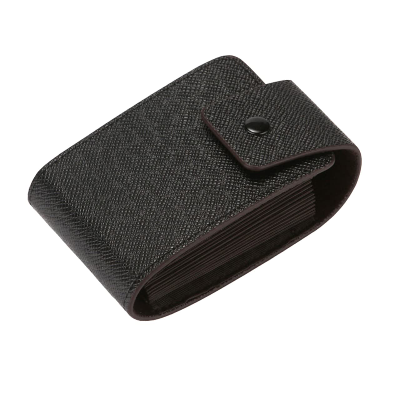 BESPORTBLE Card Bag Sleeve Pu Leather Storage Pouch Portable Holder Classic Style