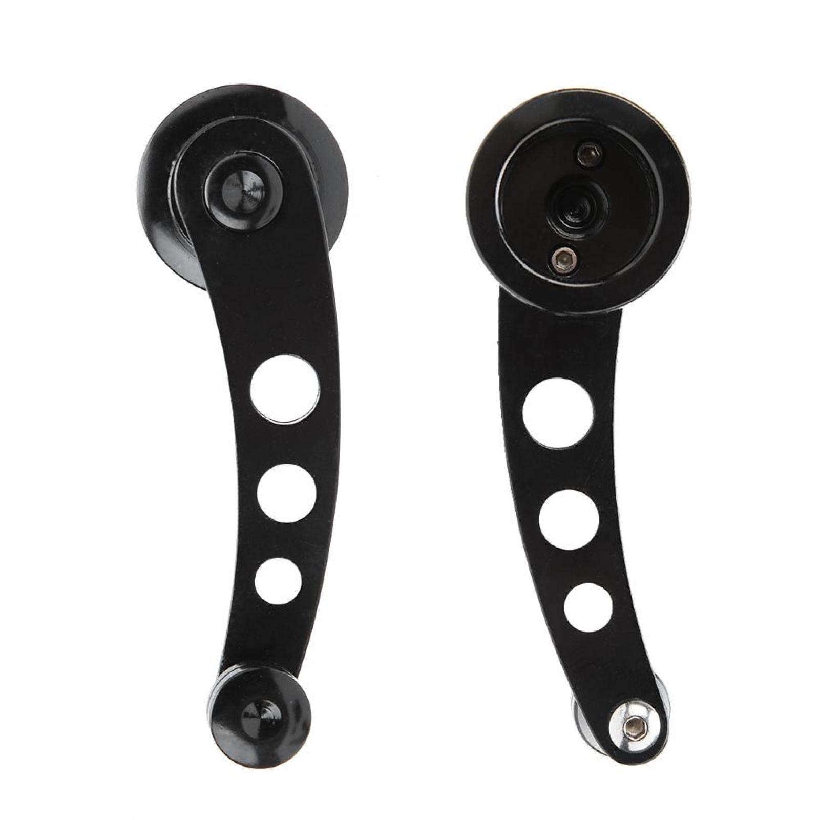 aqxreight 3in Manivelles de fenêtre CNC Aluminum Alloy Window Crank Handle Kit Fits for Chevy noir