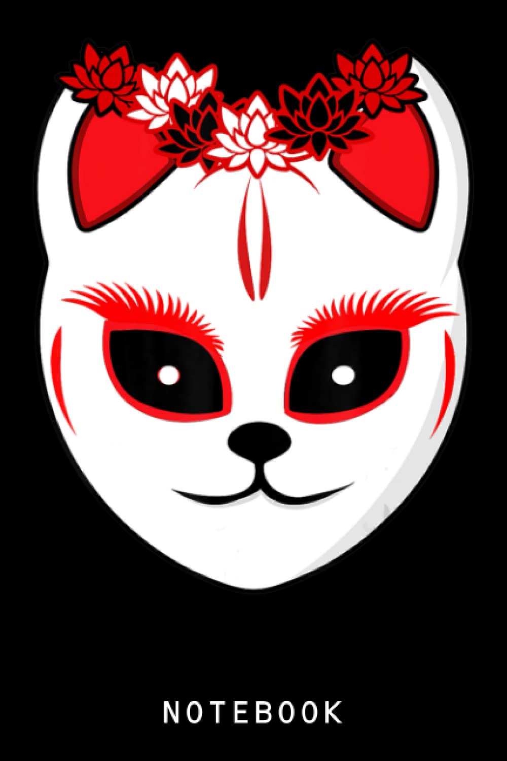 Anbu Lotus Flower Anime Japanese Manga Women_S Ns Fashion Notebook: Lined 6 x 9 120 Pages College Ruled Notebook | Cute Anime Girl Notepad Diary or Journal | Writing Gift for All Anime Lovers