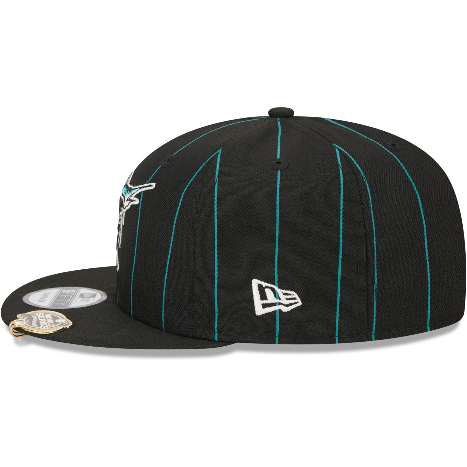 New Era 9Fifty Snapback Cap - Pinstripe Florida Marlins