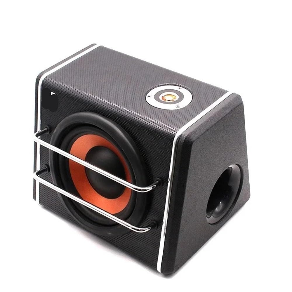 Caisson de basses voiture actif 8 pouces trapézoïdal pour coffre - 6