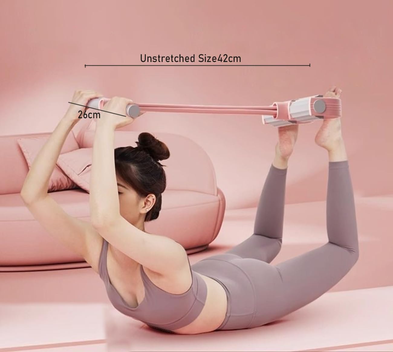 Pedal Puller Bande De Résistance, Bandes De Fitness - 4 Tubes