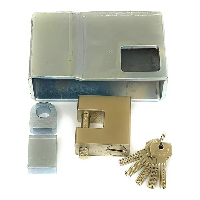 Buy Weld on Shipping Container Lockbox with Keyed Padlock Storage