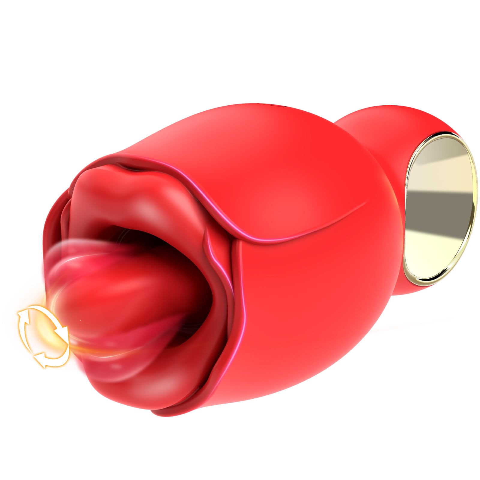Vibrator Adult Sex Toys for Woman - Rose Sex Toy with 360 Rotated Licking Tongue Female Sex Toys