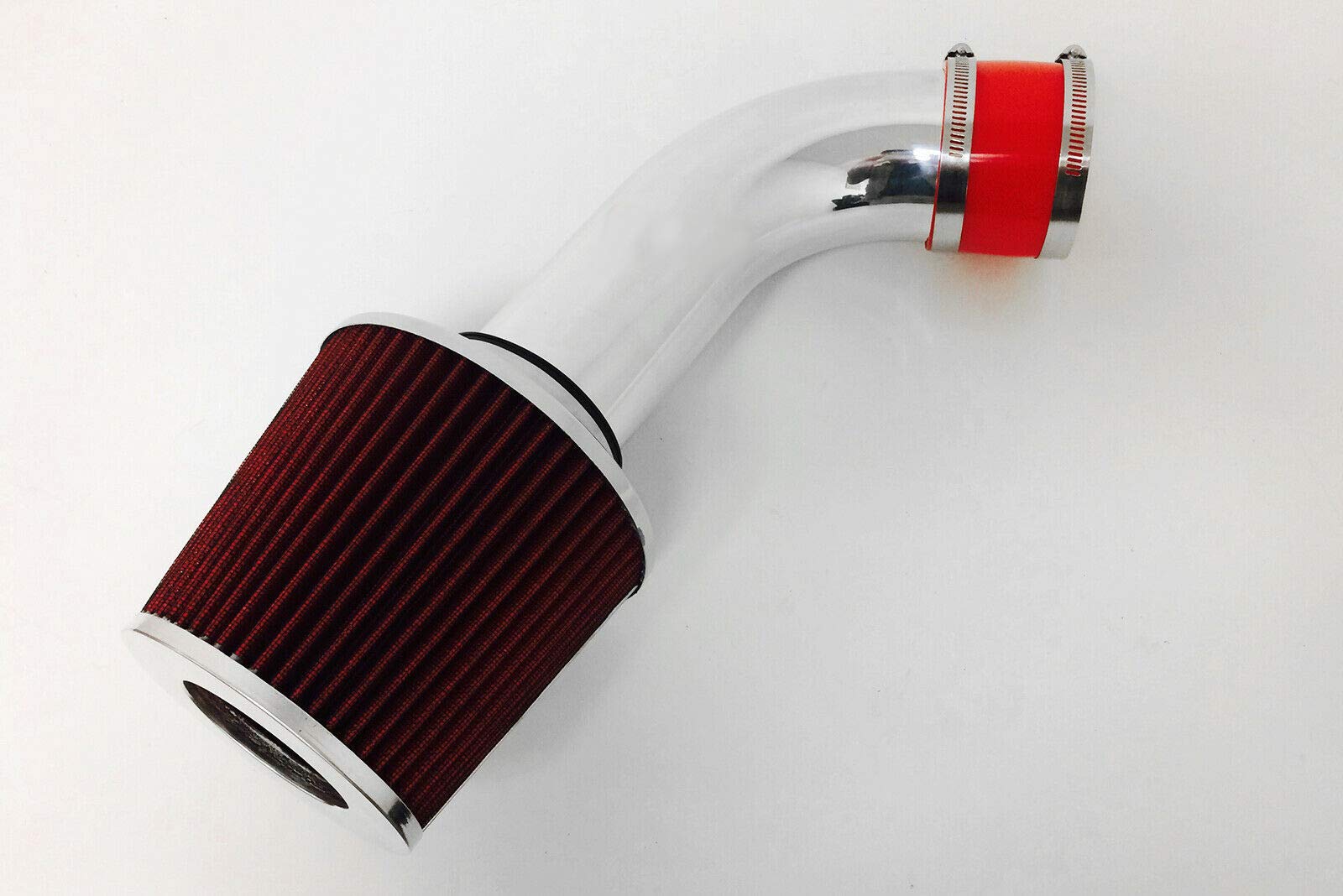 Performance Air Intake Filter System for 2001 2002 2003 BMW 525 528 530 with E39 I6 Engine (Red Filt