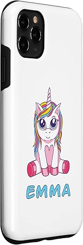 Miniatura 6 de Funda para iPhone SE 2020  7  8 Emma unicornio bebé bebé sentado rosa arcoíris lindo estuche