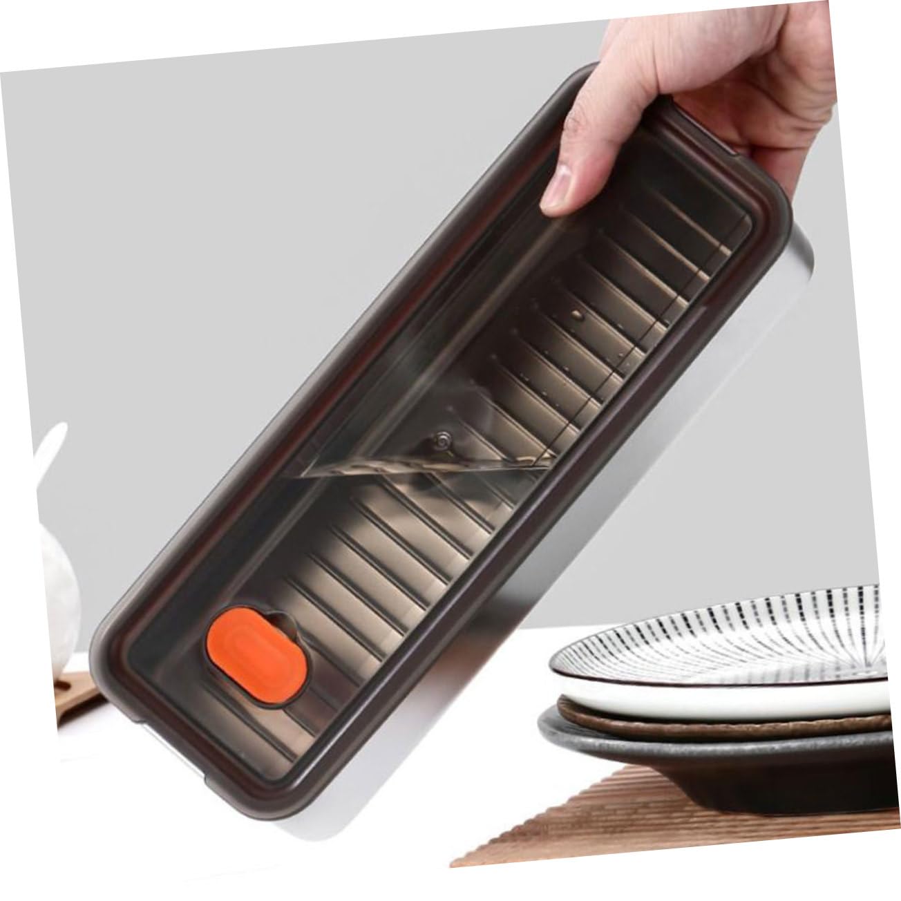 MAGICLULU 5 Piezas Caja De Tocino De Res Recipientes Sellados Para Alimentos Herméticos Refrigeradores De Cocina Encargado Del Tocino Contenedor De Almacenamiento De Tocino Polipropileno