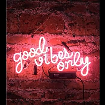 Amazon | ネオンサイン Good Vibes Only NEON SIGN インテリア