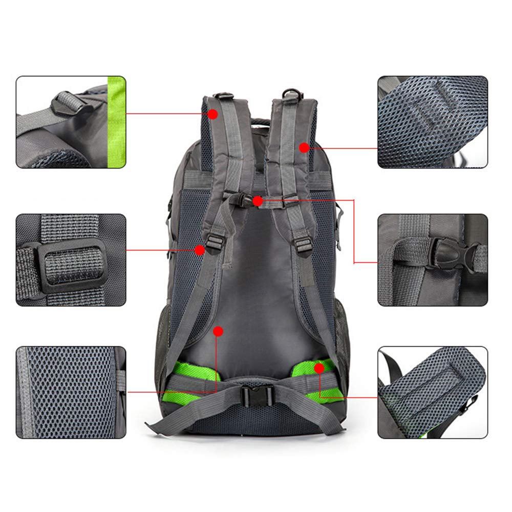 70L Mochila Al Aire Libre, Yendo De Excursión, Impermeable Y Resistente A La Rotura Mochila De Senderismo para Hombre Y Mujer, Al Aire Libre Equipo para Deportes