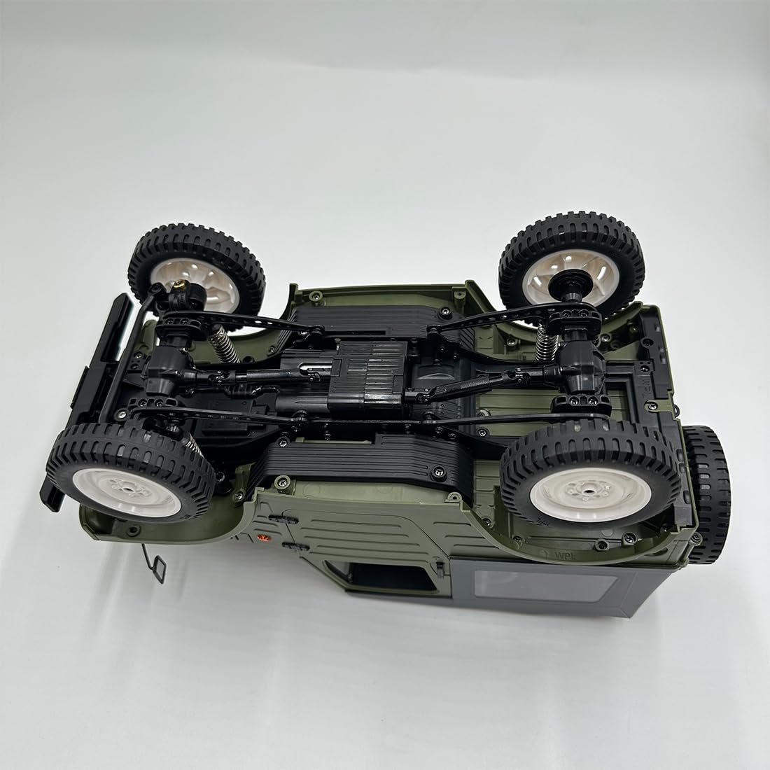 1/10 4WD RC Crawler 2,4 GHz Offroad Truck con luz LED y transmisión de 2 marchas