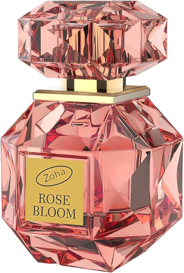 Zoha Rose Bloom | Rose Perfume for Women & Men | Alcohol-free Clean Perfume | Travel Size Long Lasting Fragrance Oil | 30ml Spray
