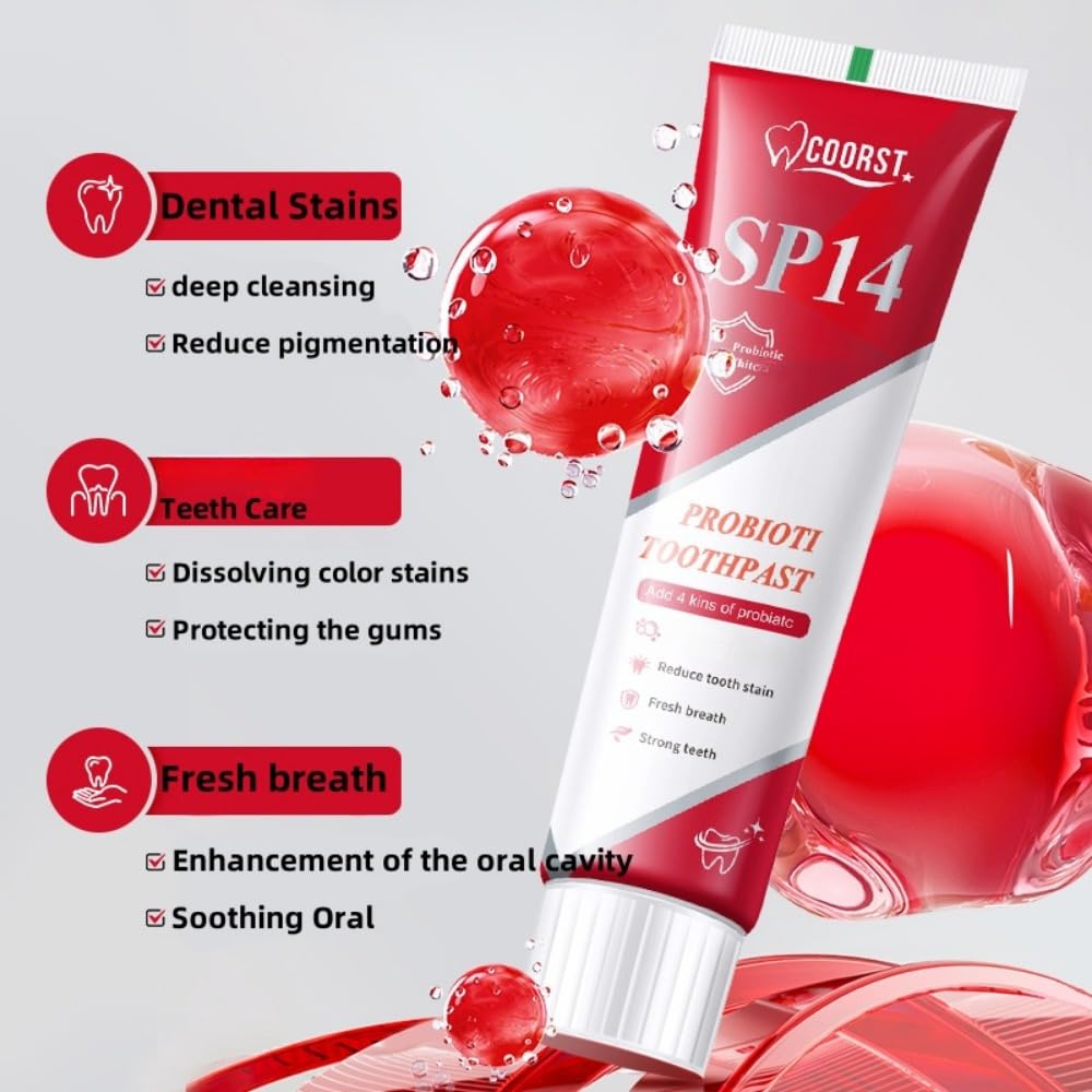 Amazon.com: Sp14 Probiotic Toothpaste, Sp14, Fresh Breath, Deep
