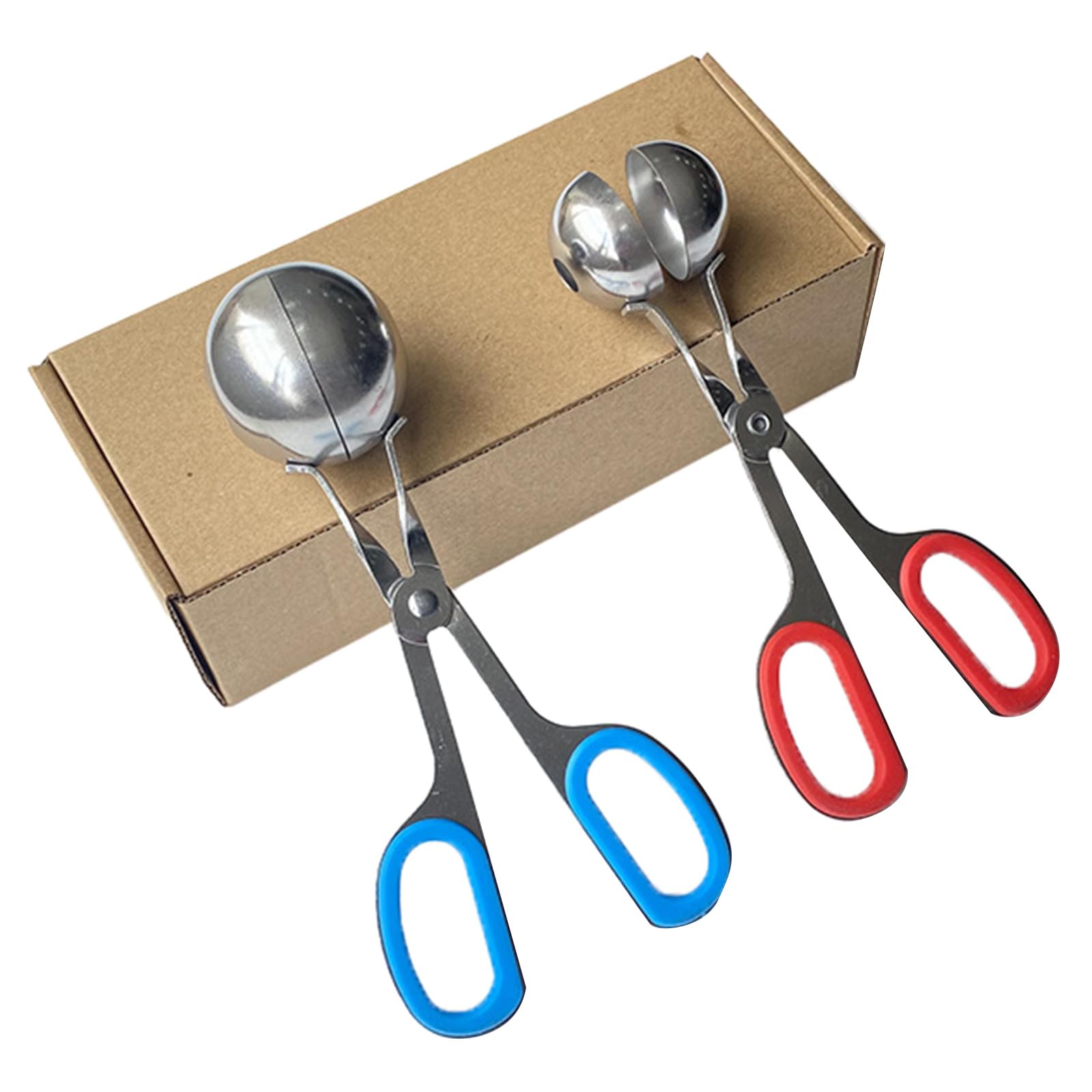 Tsophreniq 2 Pack Professional Meatball Creation Tool Making Molds Practical Detachable Handle Meat Baller Kitchenwares Creation Tool