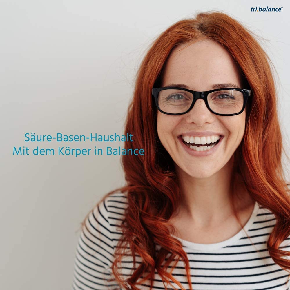 tri.balance Basenpulver ORANGE 4er-Pack 1200 g – Orangengeschmack, vegan | Mit Zink für den normalen Säure-Basen-Stoffwechsel, natürlicher Orangengeschmack, vegan, ca. 216 Portionen