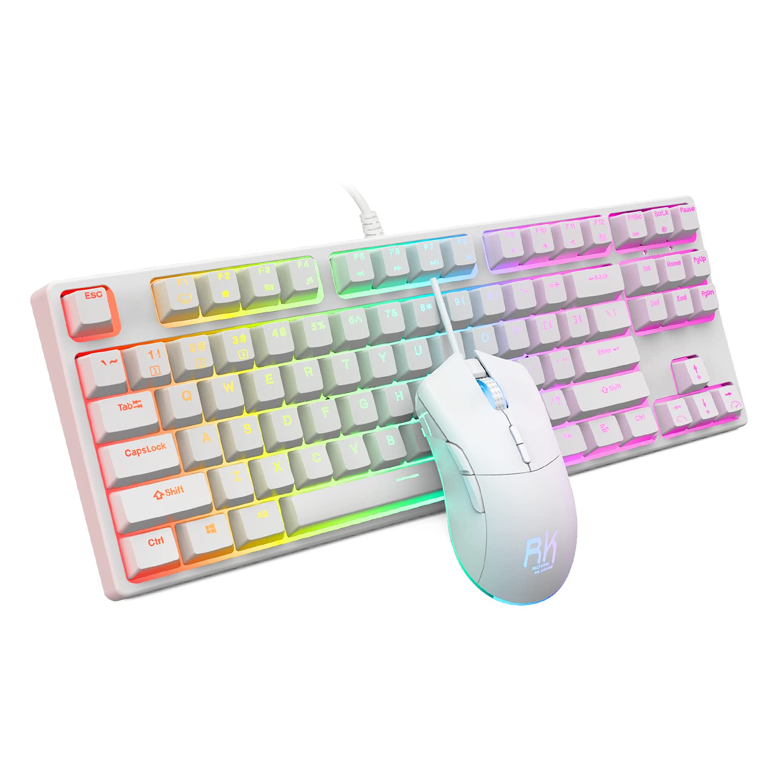 Buy RK ROYAL KLUDGE RGB 60 Mechanical Keyboard and Mouse Combo, RK987