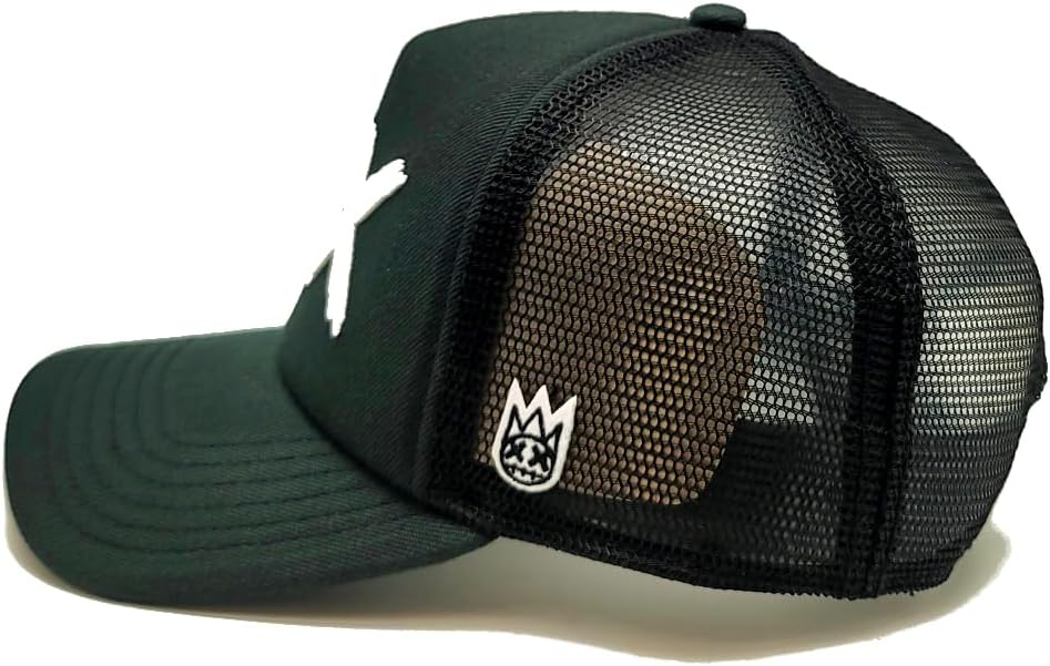 Cult of Individuality New XX Eyes Mesh Trucker Outline Black WhiteEra Snapback Hat - Image 5