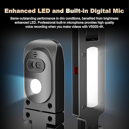 Miniatura 4 de JOYUSING Cámara de documentos 4K, 13MP para profesor, tamaño A3, enfoque automático, luz LED, OCR para Windows, perfecta para aprendizaje a