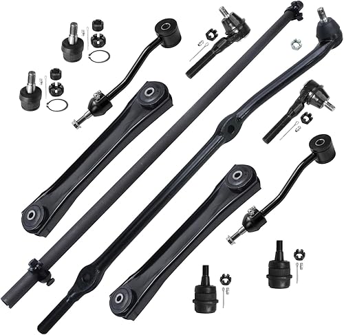 Miniatura 13 de Detroit Axle - Kit de suspensión delantera 2WD para Ford F-150 2004-2005, 2 brazos de control superiores, 2 rótulas inferiores, 2 barras
