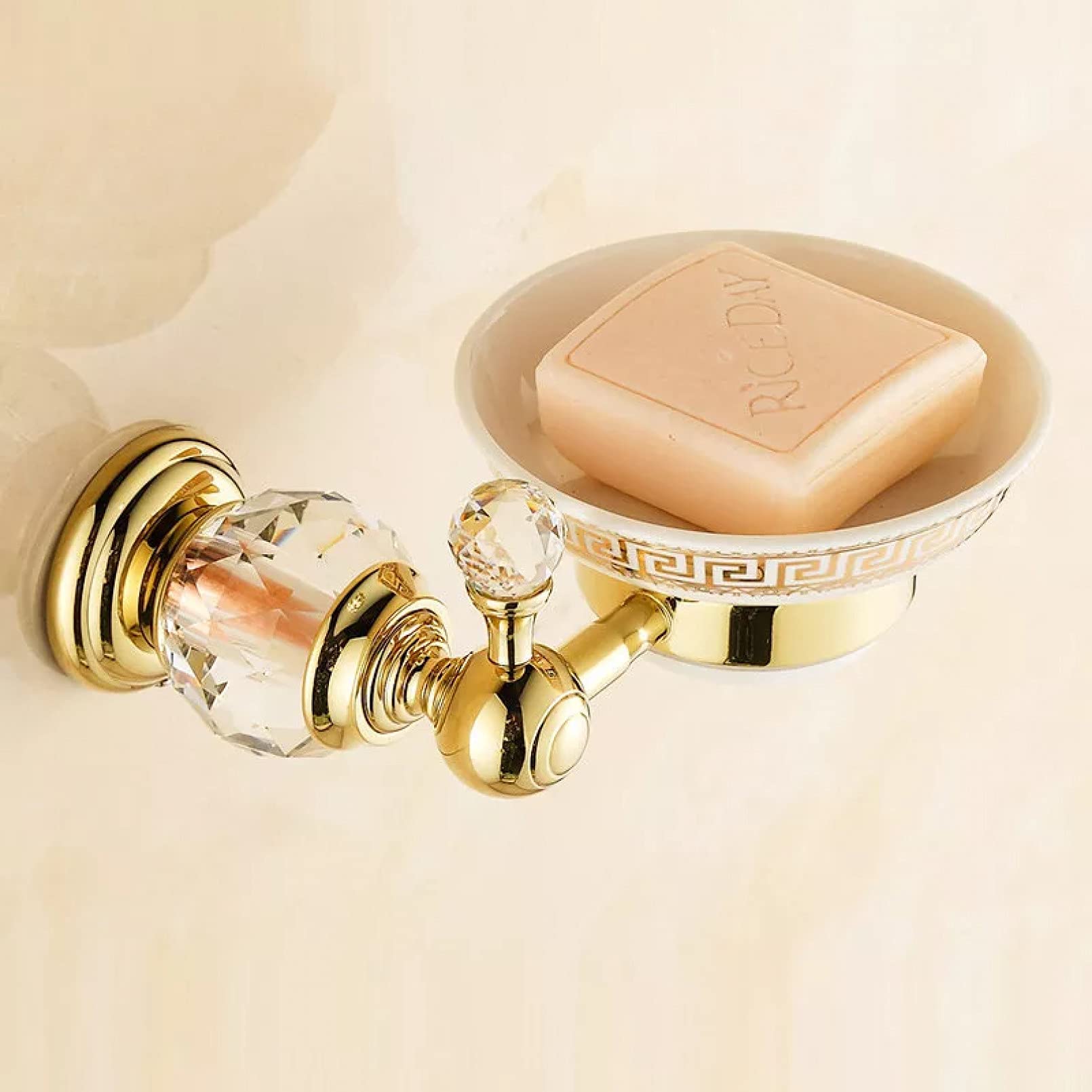 Jaboneras De Cristal De Latón, Jabonera De Cerámica para Baño, Decoración del Hogar, Accesorios De Baño
