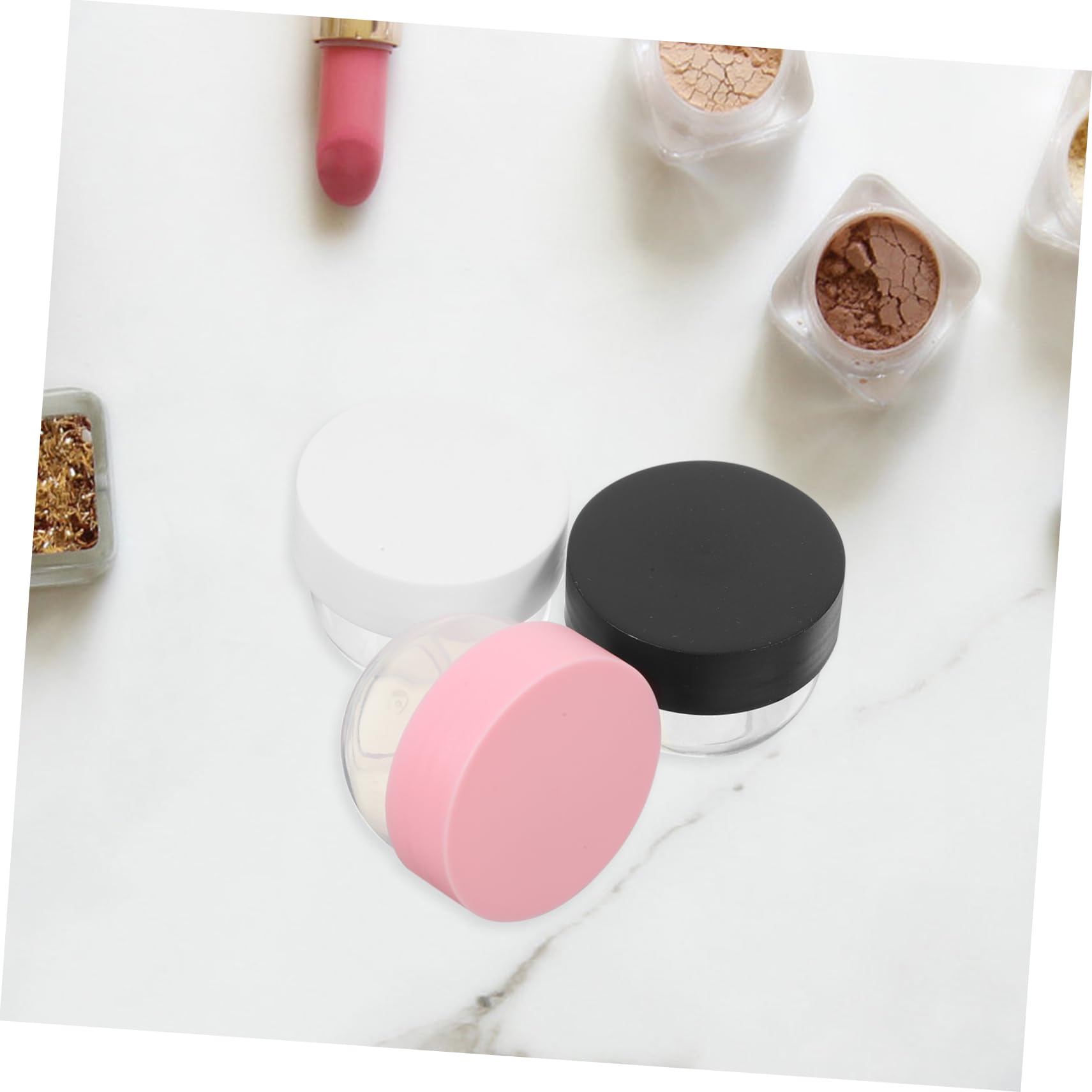5 Series Frascos Vacíos Rellenables Para Cosméticos De Contenedores De Loción De Viaje Para Crema Desmaquillante Y Loción Resistente Y Compacto 8 Piezas X 5